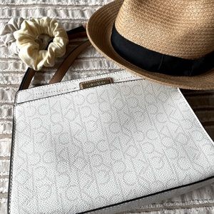 Calvin Klein Monogrammed Crossbody Bag